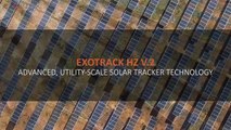 Exotrack HZ v2 single-axis solar tracker for ground-mounted utility-scale solar plants