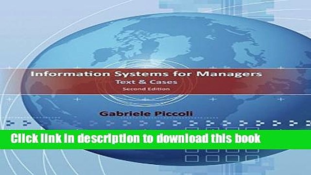 [Download] Information Systems for Managers: Text and Cases Kindle Online