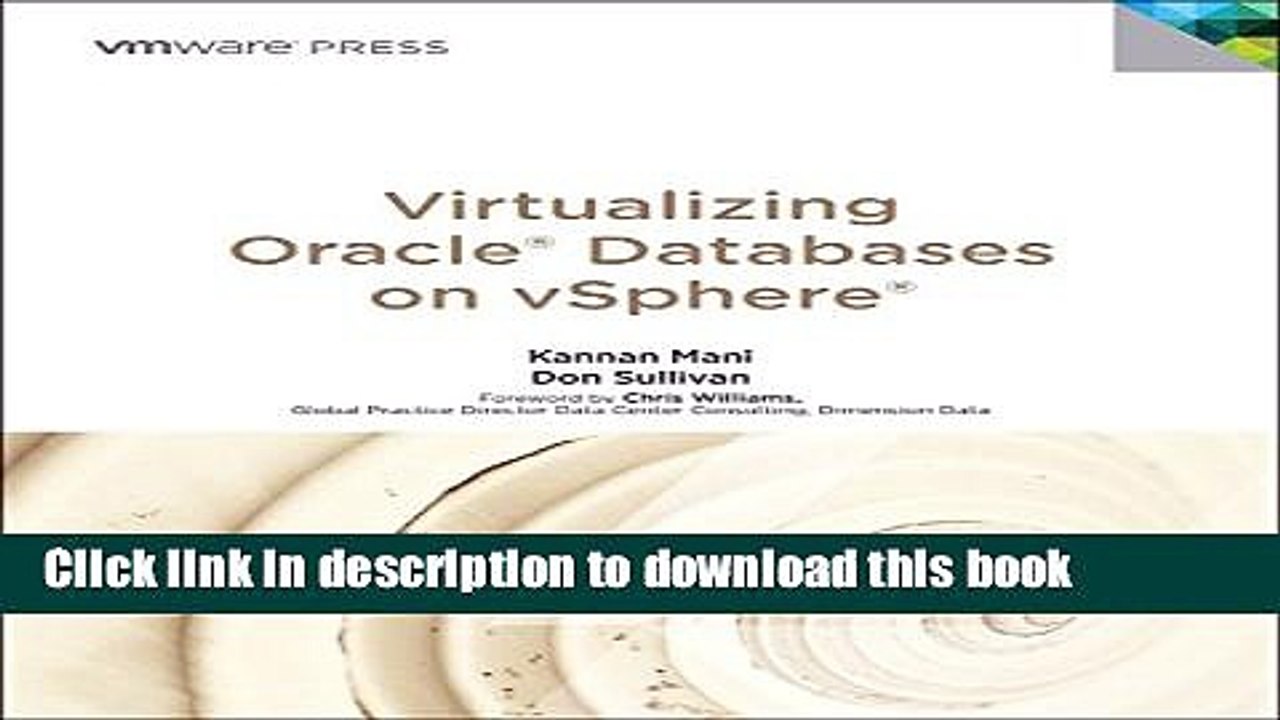 [Download] Virtualizing Oracle Databases on vSphere (VMware Press Technology) Kindle Free