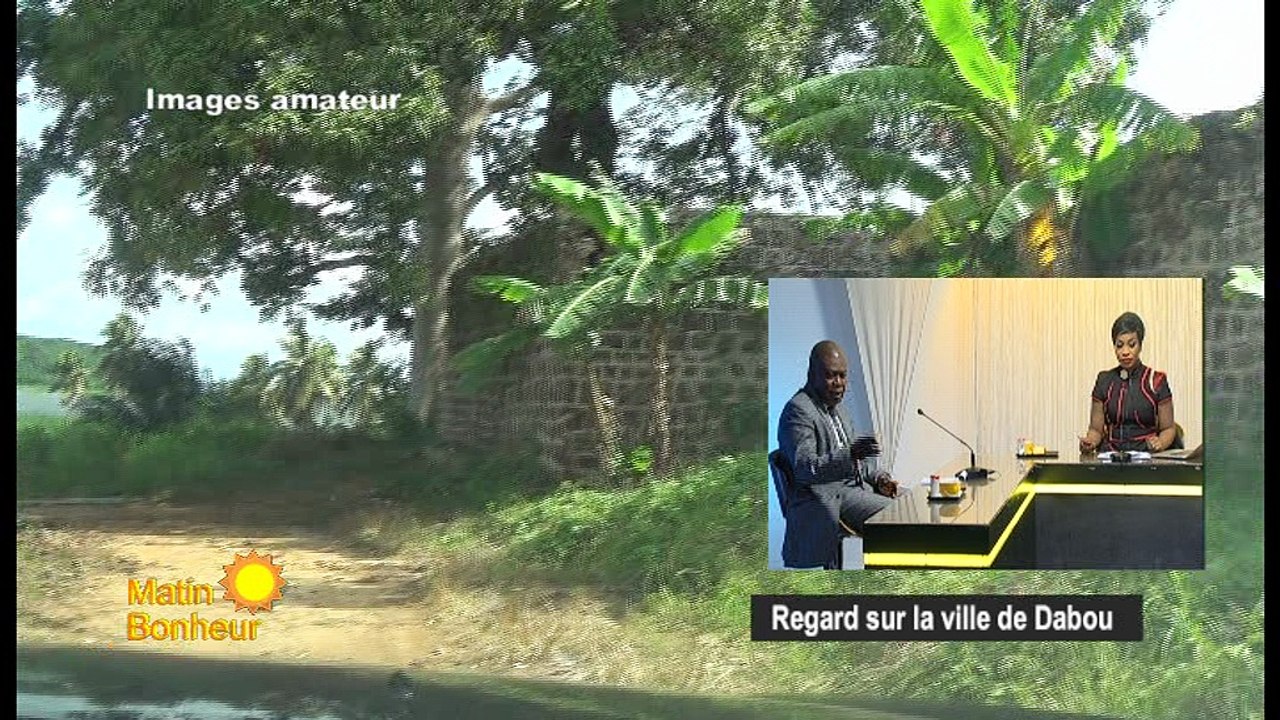 Regard sur la ville de Dabou dans la matinale de RTI1 du 18 août 2016