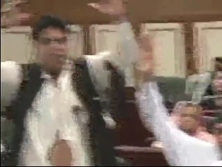 National Assembly Member Tears His Shirt & Walks Out Of Assembly In Protesting Condition
