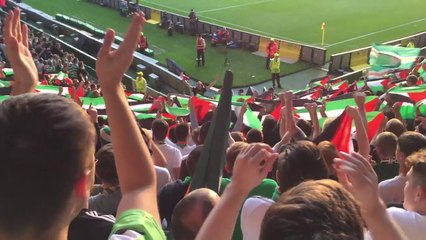 Hommage des supporters du Celtic Glasgow à la Palestine !