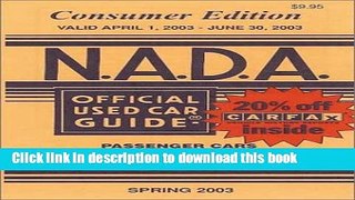 [PDF] N.A.D.A. Official Used Car Guide, Spring 2003 Full Online
