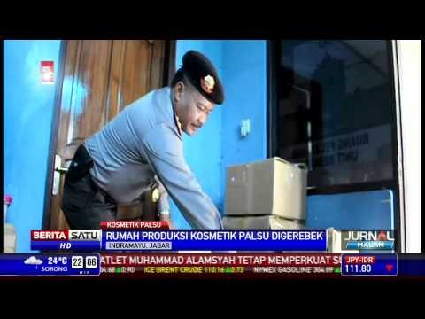 Polisi Gerebek Tempat Produksi Kosmetik Ilegal di Indramayu