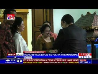 Bertemu Mahatir, Mega Tak Bahas Pencapresan Jokowi