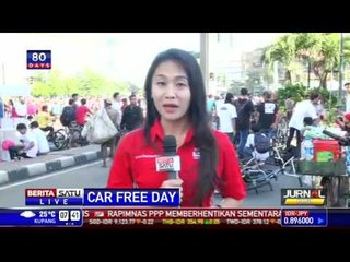 Aktivitas Warga Jakarta di Hari Car Free Day
