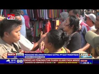 PKL di Medan Mengamuk Saat Ditertibkan