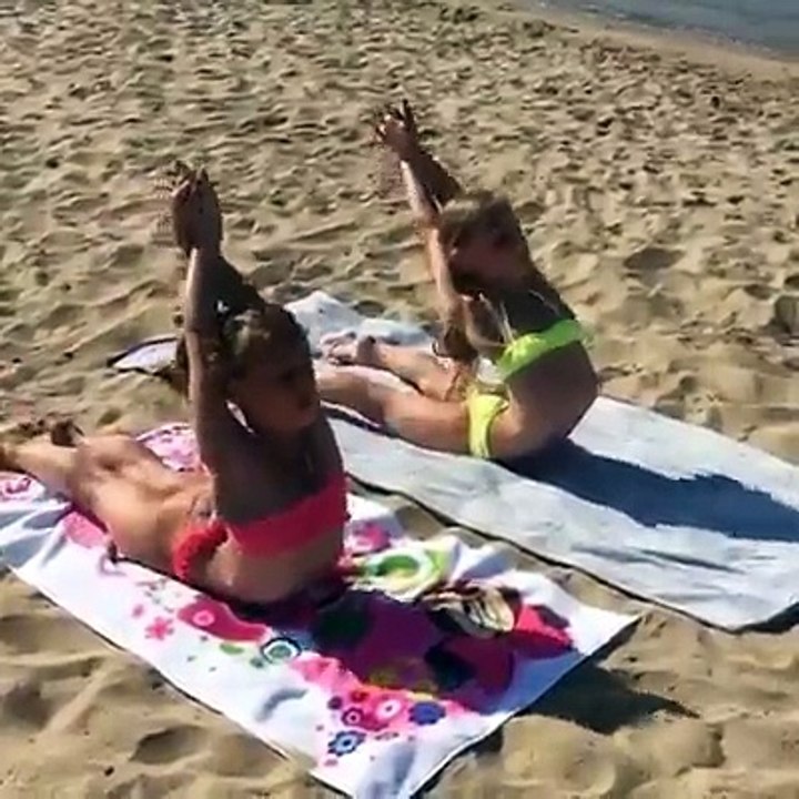 Quand des danseuses étoiles sont à la plage...