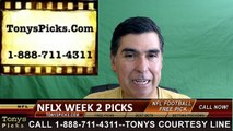 Friday Free NFL Week 2 Preseason Picks Odds Against the Spread All Games 8-19-2016