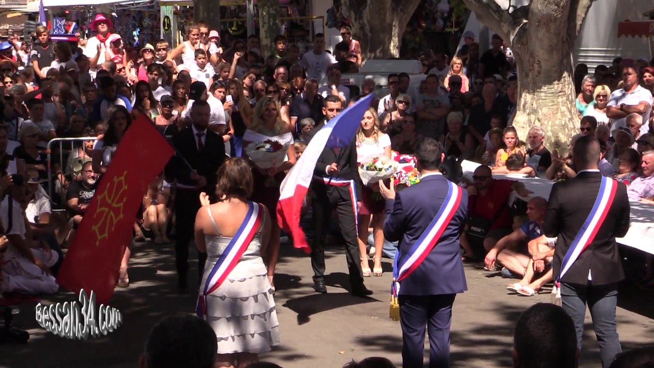 Bessan-Fête Dimanche Remise des bouquets
