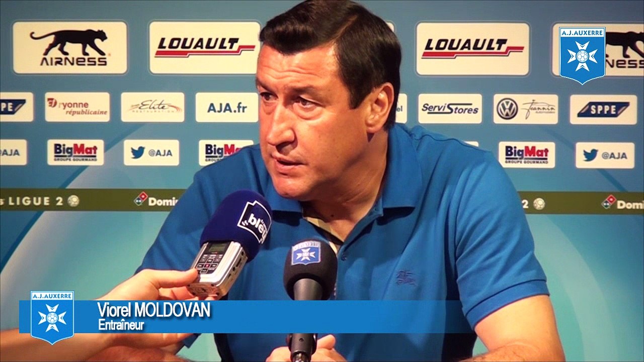 Conférence de presse de Viorel Moldovan avant AJ AUXERRE - Clermont Foot 63
