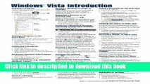 [Download] Microsoft Windows Vista Quick Reference Guide (Cheat Sheet of Instructions, Tips