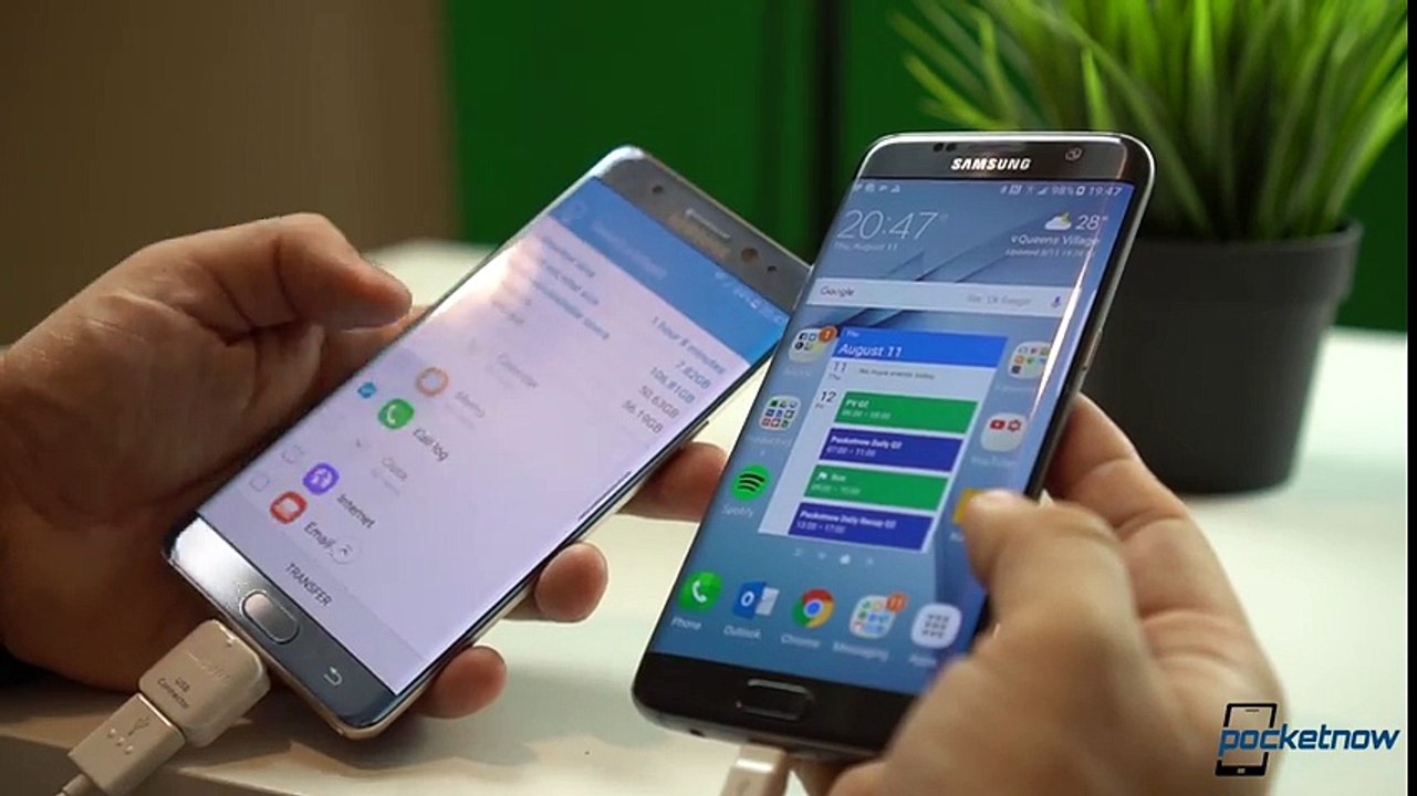 Samsung Galaxy Note 7 hands on review and Iris...