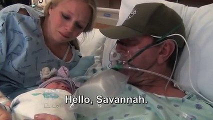 Esposa Faz Parto Prematura Para Pai Conseguir Abraçar Bebé Antes De Morrer!