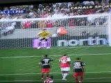Landreau penalty PSG-Arsenal