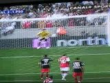 Landreau penalty PSG-Arsenal