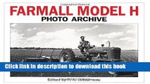 [PDF] Farmall Model H Photo Archive (Photo Archives) Full Online