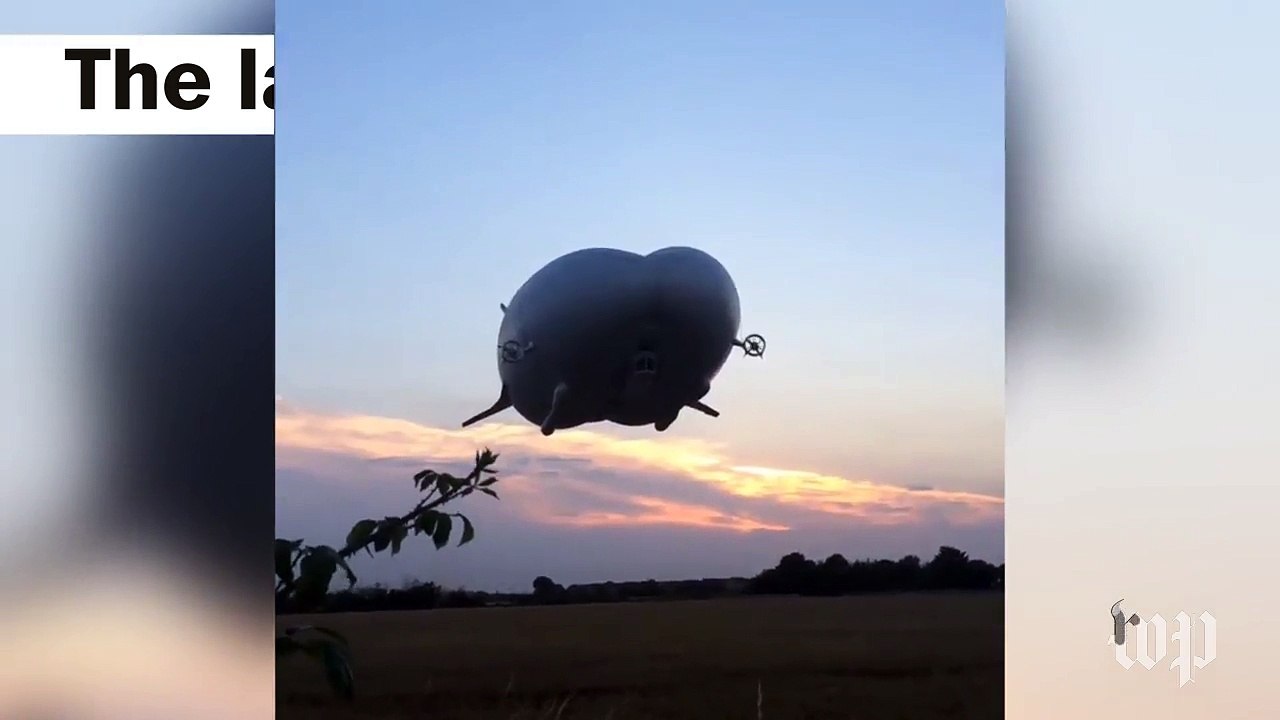 The largest aircraft in the world takes flight