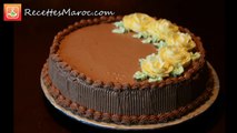 Gâteau Crème au Beurre Chocolat - Chocolate Buttercream Cake - الكعك بكريمه الزبدة