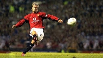 David Beckham ● All Free Kicks For Manchester United ( With Commentary )