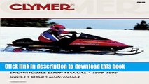 [PDF] Ski-Doo Snowmobile 90-95 (Clymer Snowmobiles) [Full Ebook]