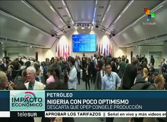 Nigeria ve poco probable que OPEP congele producción de crudo
