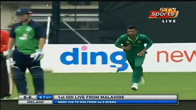 Paul Stirling Clean Bowled By Muhammad Aamir