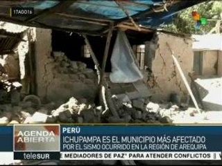 Perú: Ichupampa clama ayuda del gobierno; perdieron todo por el sismo