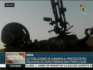 Siria: 421 localidades se han unido al proceso de paz