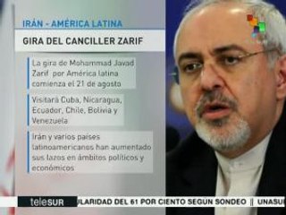 Canciller de Irán realizará gira por América Latina