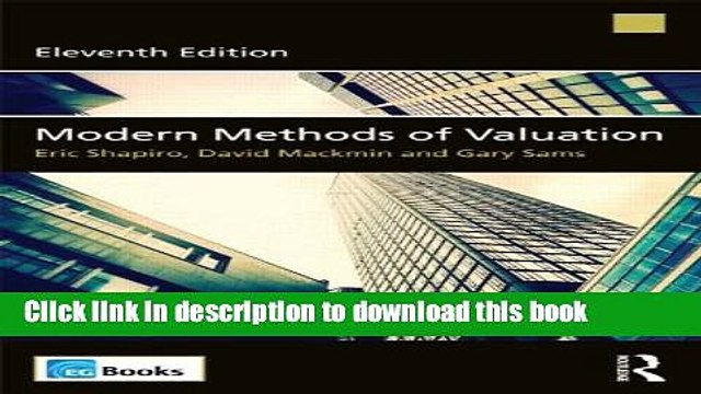 [PDF] Modern Methods of Valuation Full Online