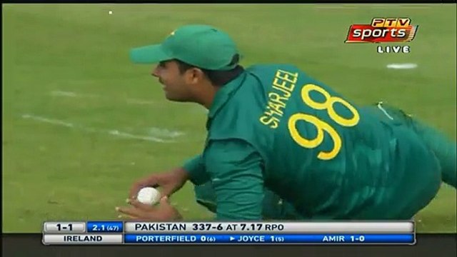 Muhammad Hafeez Again Drops Catch on Muhammad Aamir Bowling