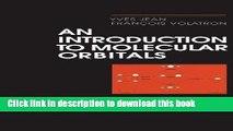 [Download] An Introduction to Molecular Orbitals Paperback Collection