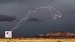 Caught on Camera: Giant T-Rex Lightning Fills the Sky