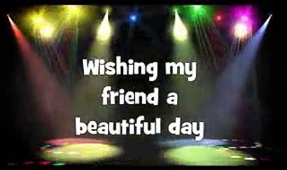 Happy Birthday to a Friend E-card Animation