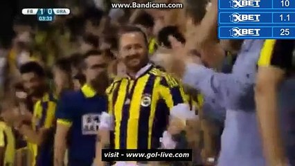 1-0 Aatif Chahechouhe Goal HD - Fenerbahçe vs Grasshopper - 18.08.2016 HD