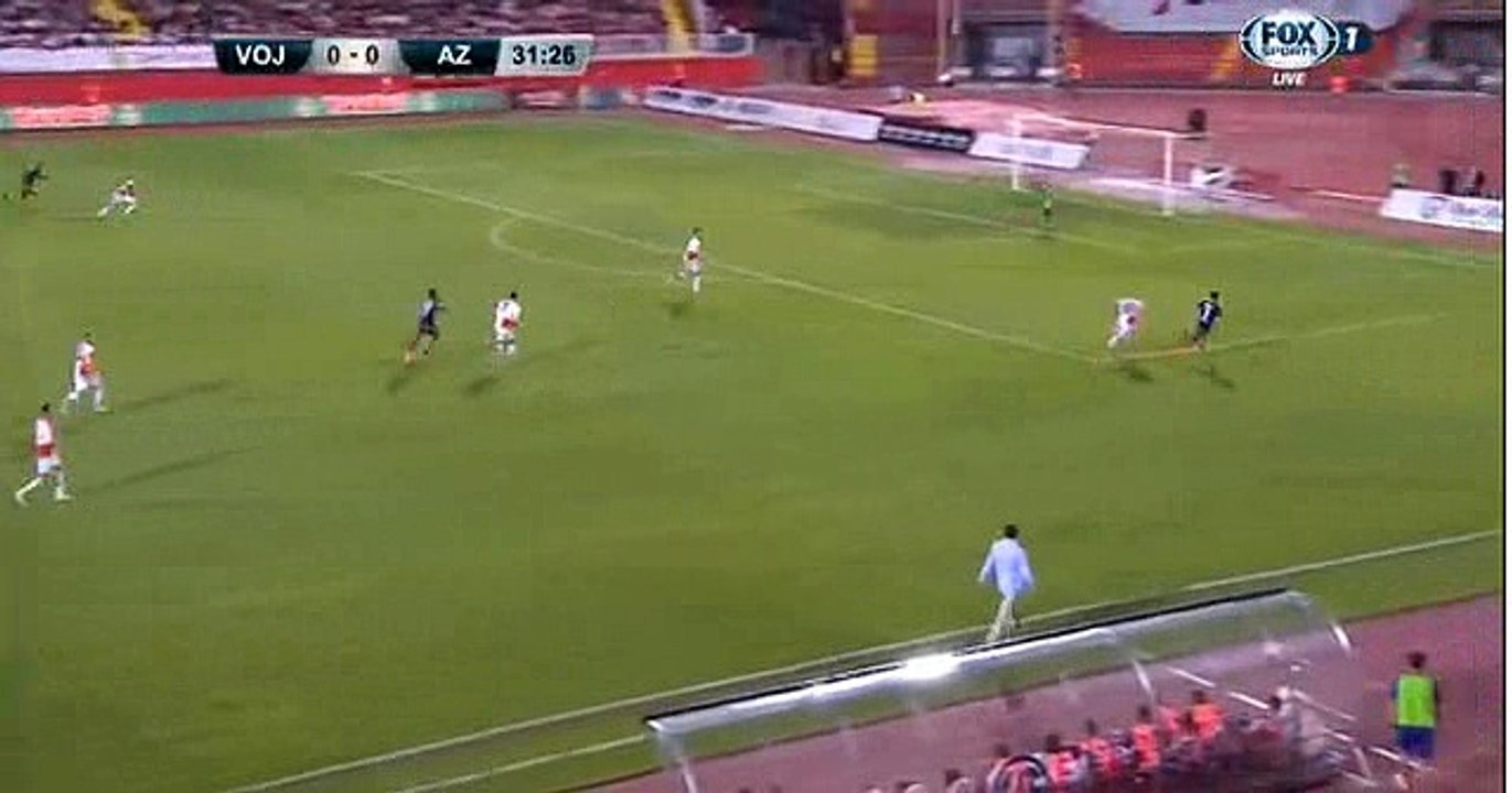 Stijn Wuytens Goal HD - Vojvodina  0-1 AZ Alkmaar 18.08.2016