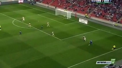 Sofiane Hanni SUPER GOAL - Slavia Prague 0-3 Anderlecht 18.08.2016