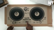 Pizza Hut Makes DJ Pizza Box