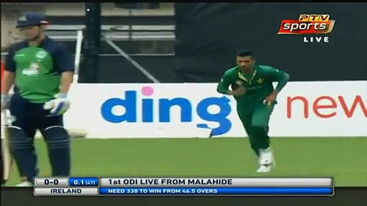 M.Amir wicket against Ireland