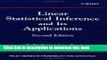 [Download] Linear Statistical Inference and its Applications Paperback Online