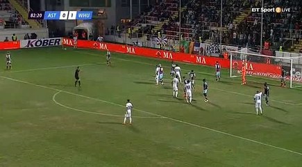 Denis Alibec Goal HD - Penalti Astra 1-1 West Ham 18.08.2016