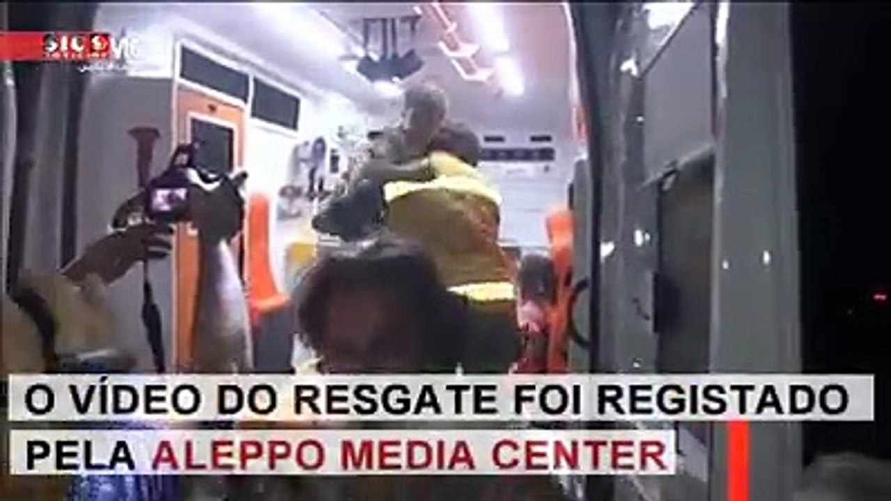 Imagens de menino atingido na siria