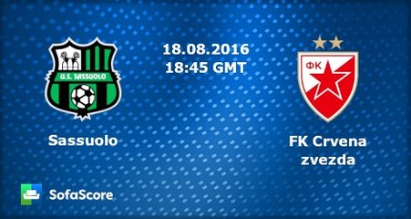 Sassuolo 3-0 FK Crvena zvezda - All Goals & Full Highlights - 18-08-2016