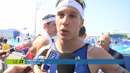 Jeux Olympiques 2016 - Triathlon - La réaction de Vincent Luis après sa 7ème place