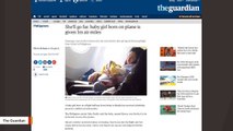 Airline Welcomes Baby Born During Flight By Giving Her 1 Million Air Miles