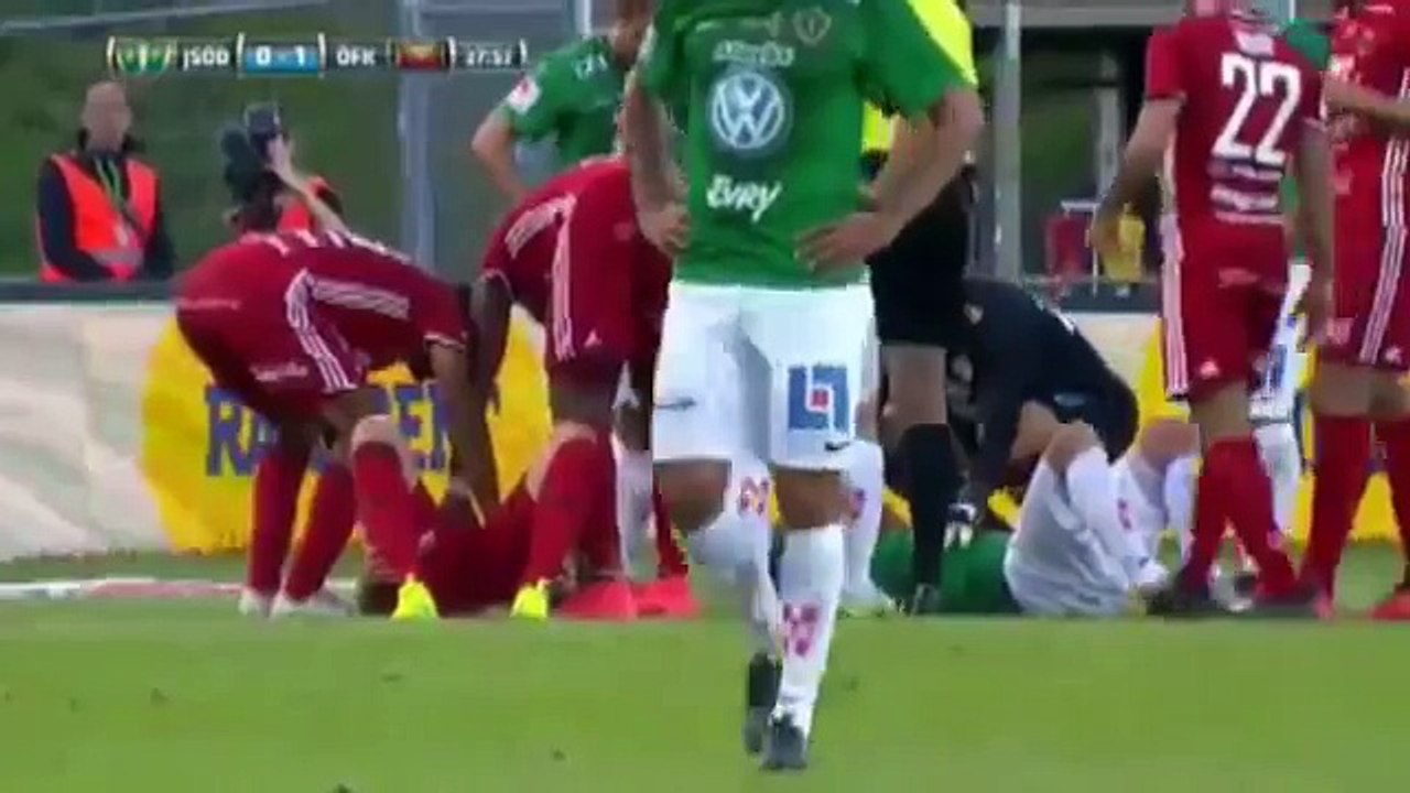 Jonkopings 1:1 Ostersunds (Swedish Allsvenskan Machday 18 14  August 2016 )