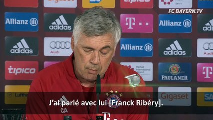 Bayern - Ancelotti : ''Ribéry a compris le message''