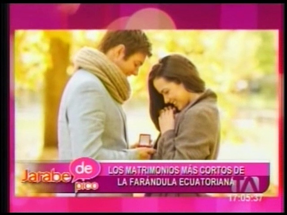 Los matrimonios fallidos de la farándula nacional