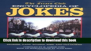 [Popular Books] Friars Club Encyclopedia of Jokes Full Online